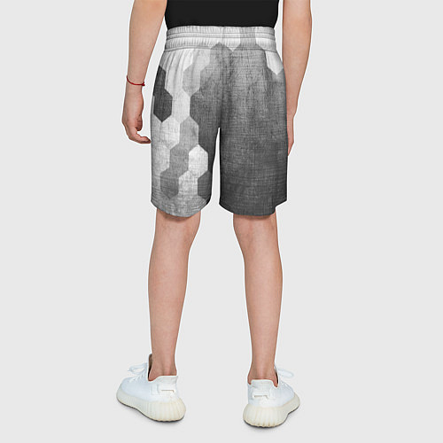 Детские шорты Portal - grey gradient по-вертикали / 3D-принт – фото 4