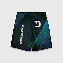 Детские шорты Deadlock glitch blue