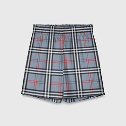 Шорты детские Стильная клетка - шотландская, цвет: 3D-принт
