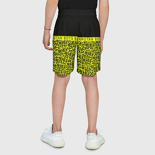 Детские шорты BTS pattern kpop / 3D-принт – фото 4