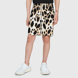 Шорты детские Леопард пятна, цвет: 3D-принт — фото 2