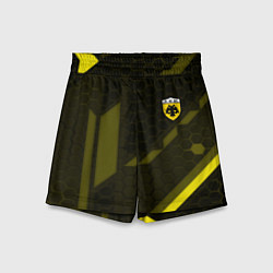 Шорты детские AEK fc geometry, цвет: 3D-принт