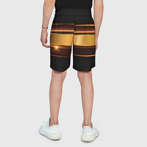 Детские шорты Chevrolet auto abstract / 3D-принт – фото 4