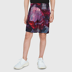 Шорты детские Драгоценный минерал, цвет: 3D-принт — фото 2