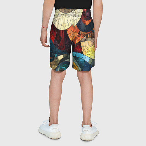 Детские шорты Эффект мозаики / 3D-принт – фото 4