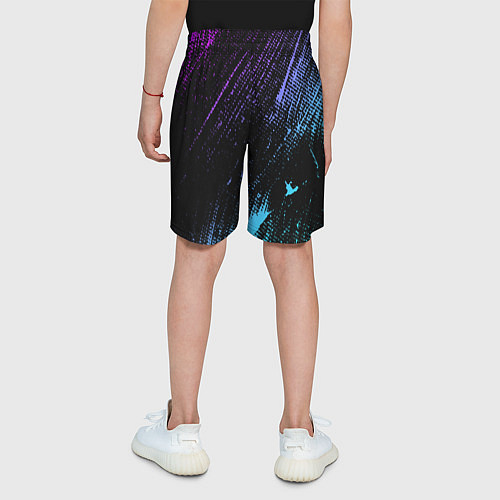 Детские шорты Градиент - космос / 3D-принт – фото 4