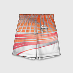 Шорты детские Nissan auto car, цвет: 3D-принт