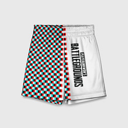 Шорты детские PUBG глитч клетка, цвет: 3D-принт