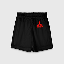 Шорты детские Mitsubishi logo, цвет: 3D-принт
