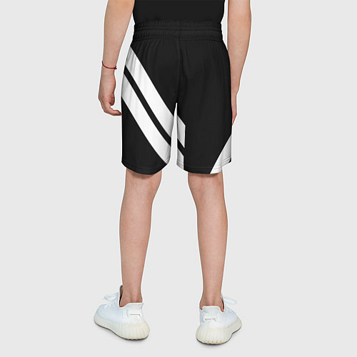 Детские шорты Juventus line white / 3D-принт – фото 4