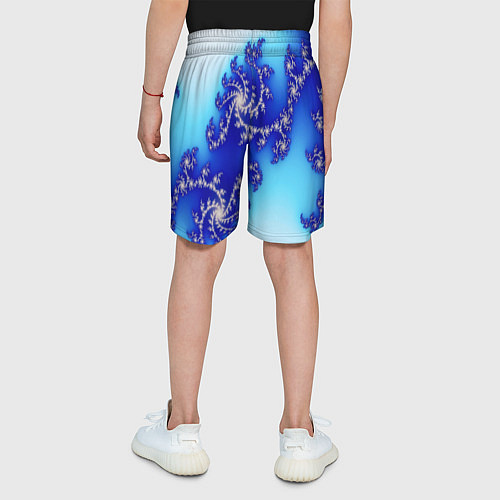 Детские шорты Психоделика холодный узоры / 3D-принт – фото 4