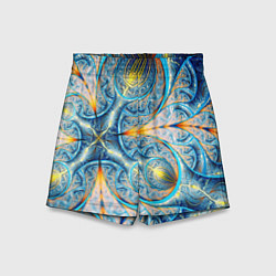 Шорты детские Оптический узор фрактальный, цвет: 3D-принт