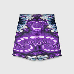 Шорты детские Абстрактная иллюзия текстура, цвет: 3D-принт