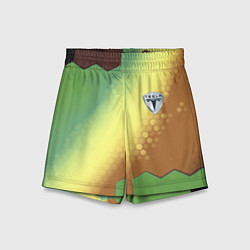 Шорты детские Tesla hexagon, цвет: 3D-принт