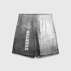 Шорты детские Everton - grey gradient по-вертикали, цвет: 3D-принт