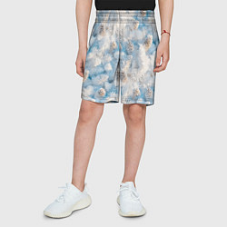 Шорты детские Мороз и солнце - еловые шишки, цвет: 3D-принт — фото 2