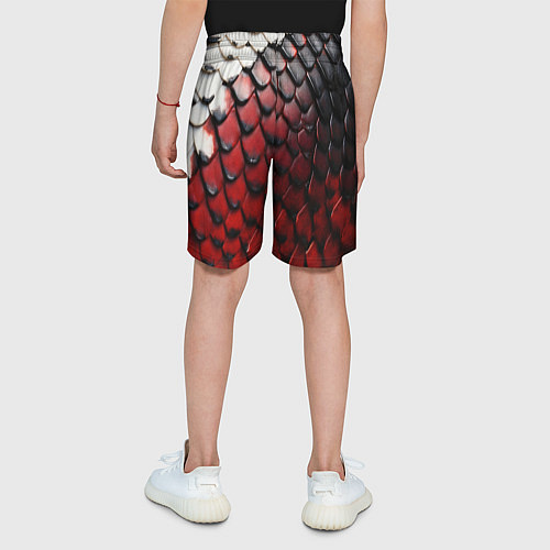 Детские шорты Змеиная броня / 3D-принт – фото 4