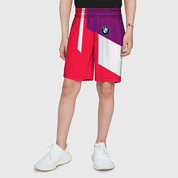 Шорты детские BMW geometry sport, цвет: 3D-принт — фото 2