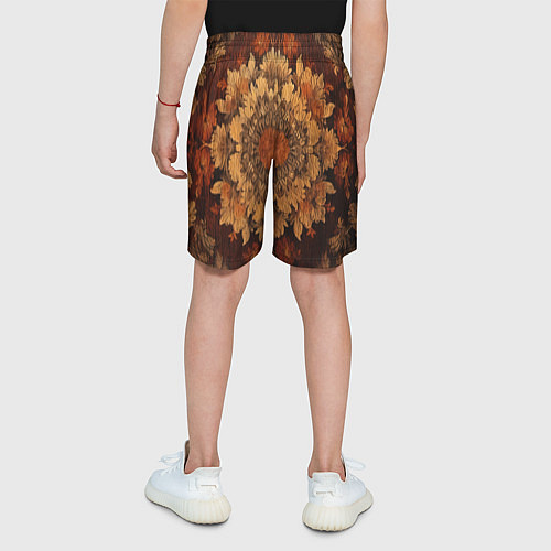 Детские шорты Узор в старинном стиле / 3D-принт – фото 4