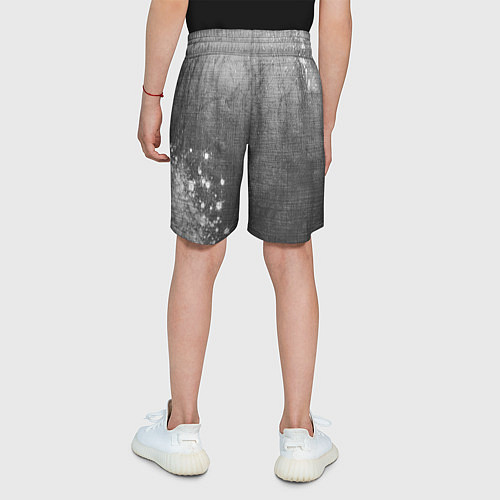 Детские шорты Chelsea - grey gradient вертикально / 3D-принт – фото 4