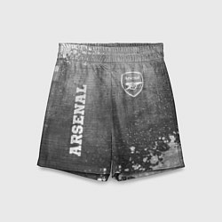 Детские шорты Arsenal - grey gradient вертикально