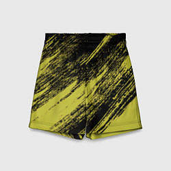 Шорты детские The color is black and yellow, цвет: 3D-принт
