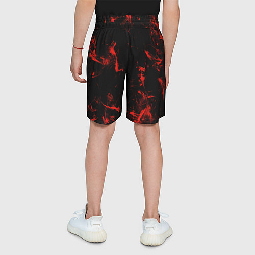 Детские шорты Color red black / 3D-принт – фото 4