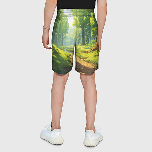 Детские шорты Fabulous forest / 3D-принт – фото 4