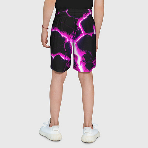 Детские шорты Color pink black / 3D-принт – фото 4