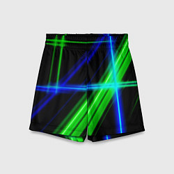 Детские шорты Color blue black green