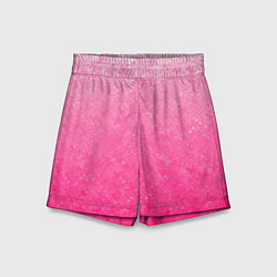 Детские шорты Розовый градиент с узором