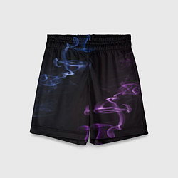 Шорты детские Color black blue pink, цвет: 3D-принт