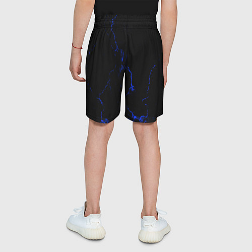 Детские шорты Color black blue / 3D-принт – фото 4
