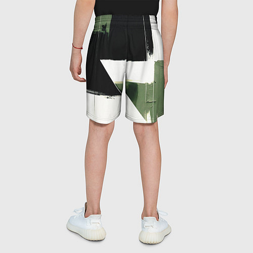 Детские шорты BMW логотип / 3D-принт – фото 4