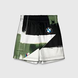 Шорты детские BMW логотип, цвет: 3D-принт