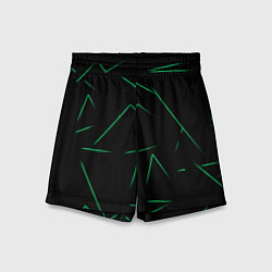 Шорты детские Color light green line, цвет: 3D-принт
