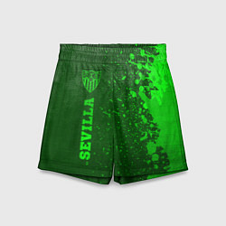 Детские шорты Sevilla - green gradient по-вертикали