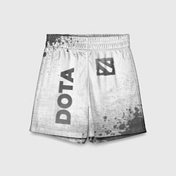 Детские шорты Dota - white gradient вертикально