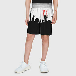 Шорты детские Monster energy rock black, цвет: 3D-принт — фото 2