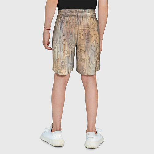 Детские шорты Стимпанк элементы / 3D-принт – фото 4