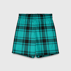 Шорты детские Checkered blue, цвет: 3D-принт