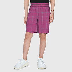 Шорты детские Color pink stripes, цвет: 3D-принт — фото 2