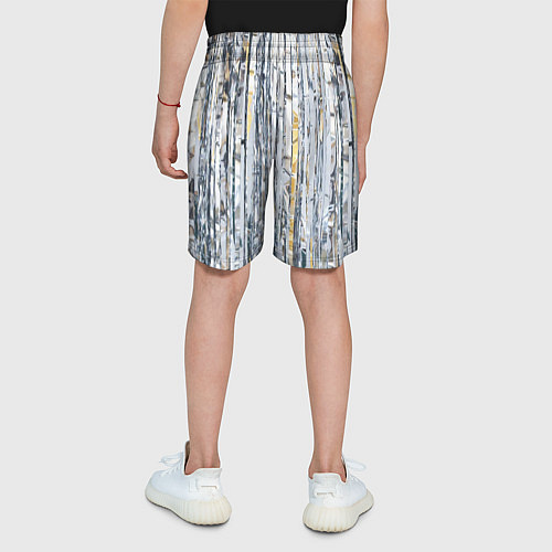 Детские шорты Новогодний дождик / 3D-принт – фото 4