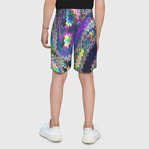 Детские шорты Абстракция переливы / 3D-принт – фото 4