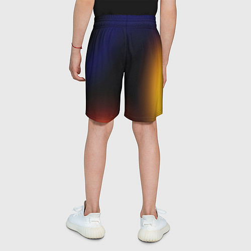 Детские шорты Color black red blue / 3D-принт – фото 4