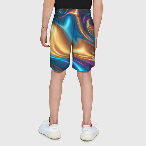Детские шорты Сплавы разноцветные / 3D-принт – фото 4
