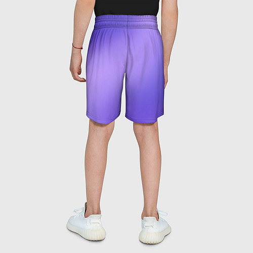 Детские шорты Color purple gradient / 3D-принт – фото 4