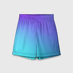 Детские шорты Color multi-colored gradient