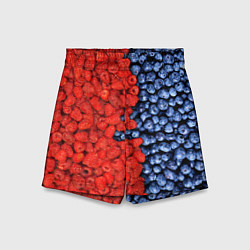 Шорты детские Ягодка, цвет: 3D-принт