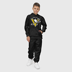 Костюм хлопковый детский Pittsburgh Penguins, цвет: черный — фото 2
